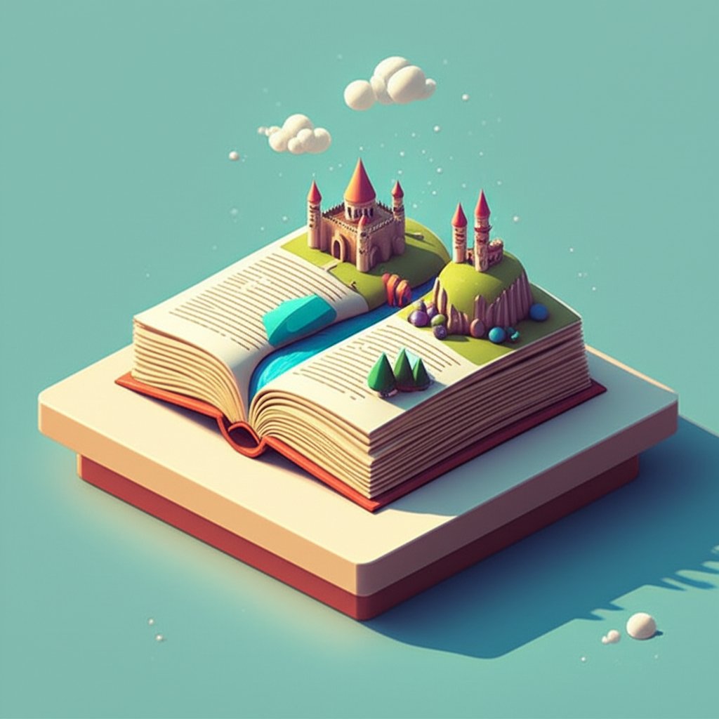 Books are portals beyond pages, leading to deeper, imaginative worlds.