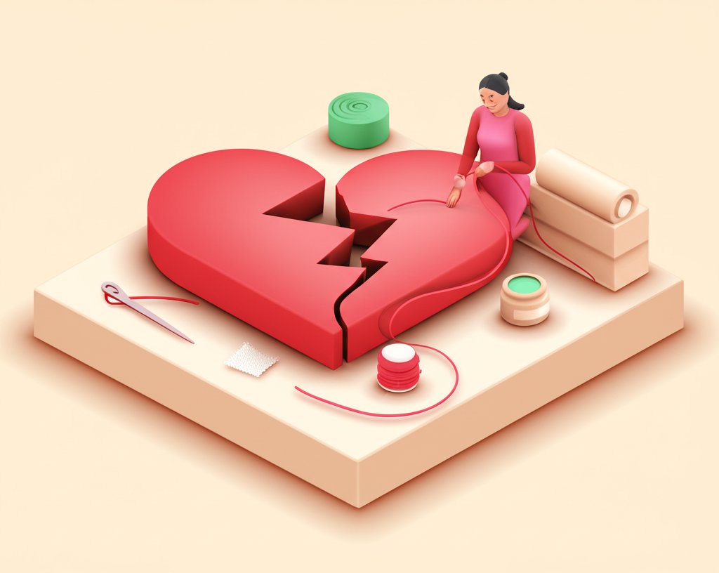 Inspiring breakup sayings for her to mend a broken heart and heal.