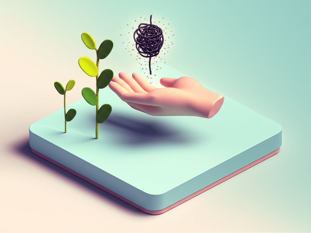 Navigating 'giving up' as a path to self-preservation and inner well-being.