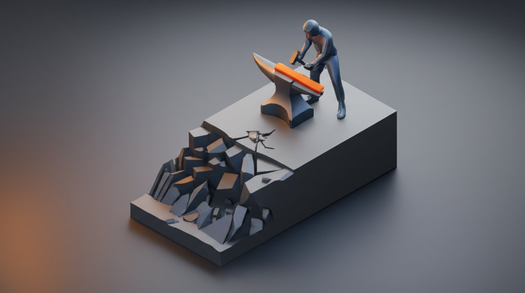 Forging inner strength and resilient character built through adversity.