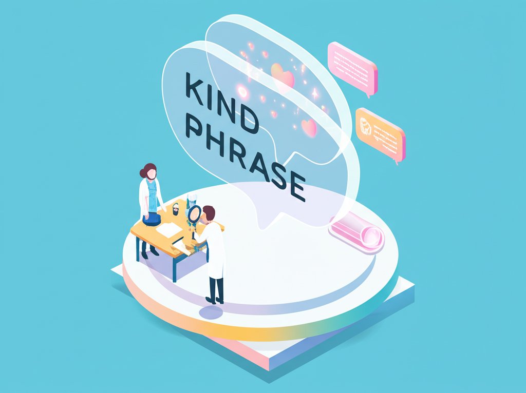 Deconstructing a genuinely kind phrase to reveal its true meaning.