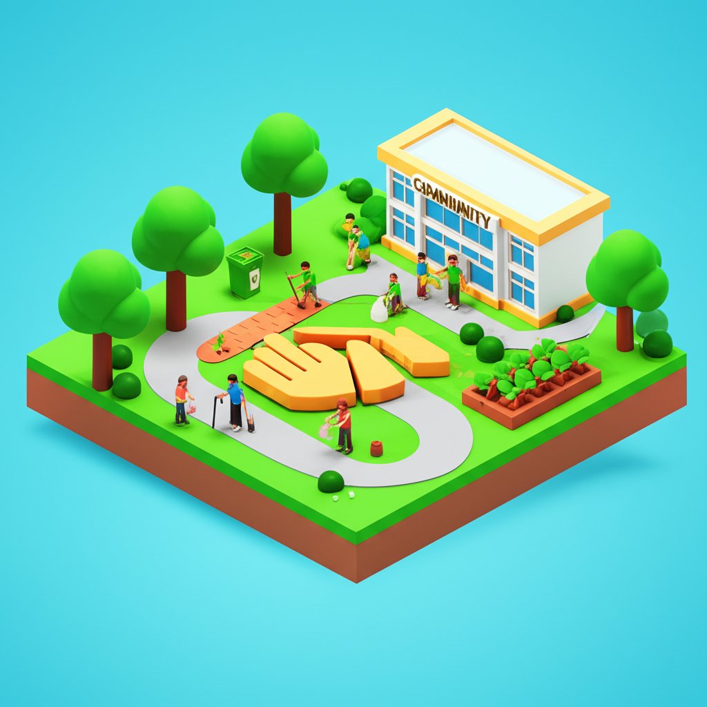 Community quote inspires service, strengthens bonds, and fosters connection.