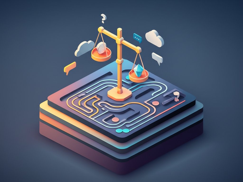 Mind's journey: navigating the intricate inner landscape of moral complexity.