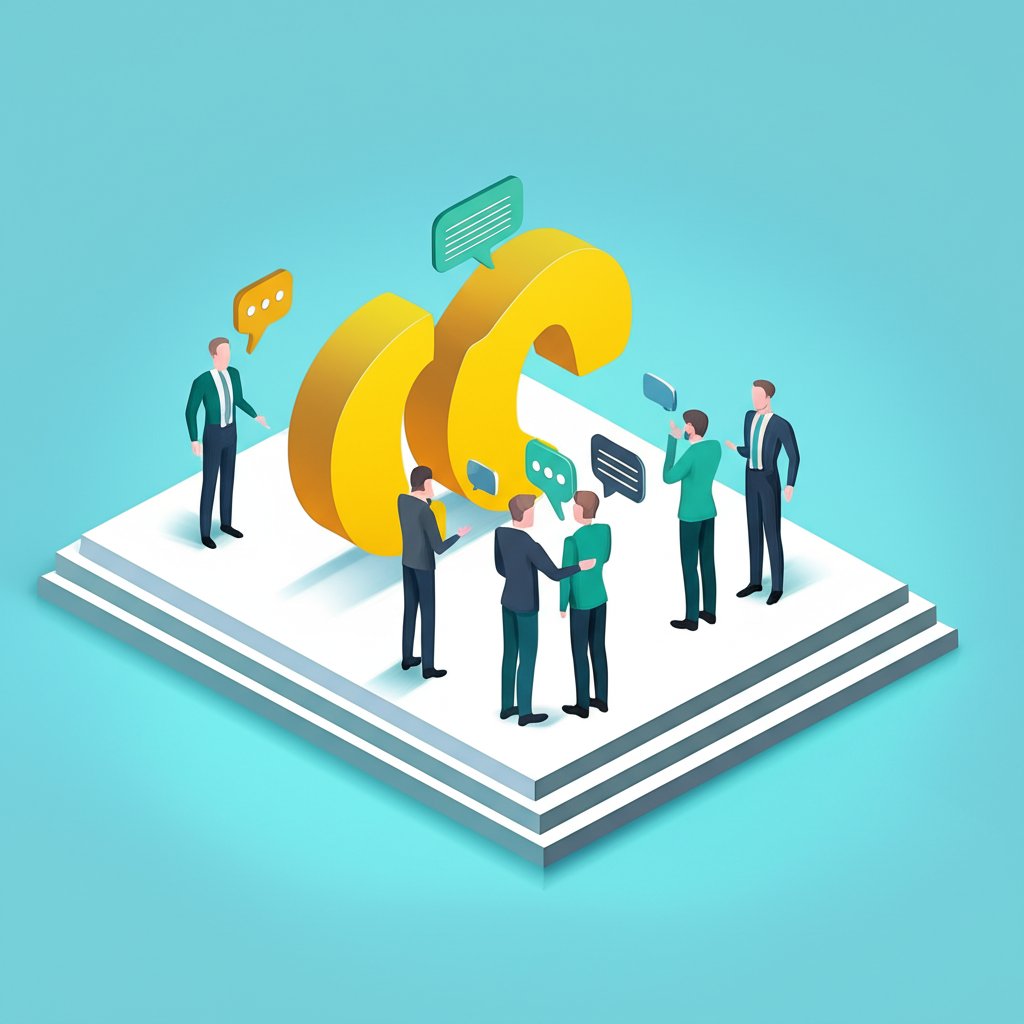 Men using quotes in communication, revealing personality and intentions.