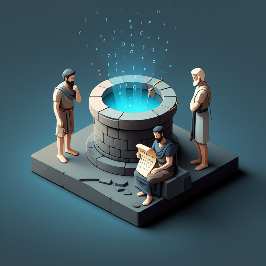 Men seeking wisdom; quotes for guidance, inspiration, and purpose from a deep well.