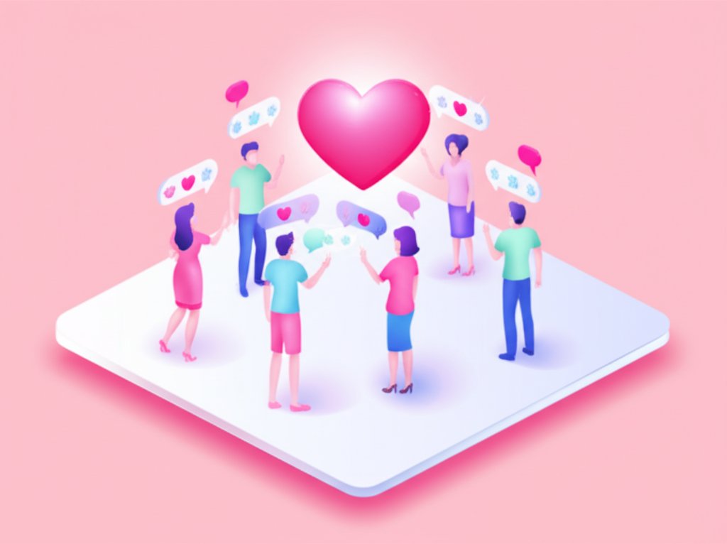 Words of kindness spreading positivity and encouragement.