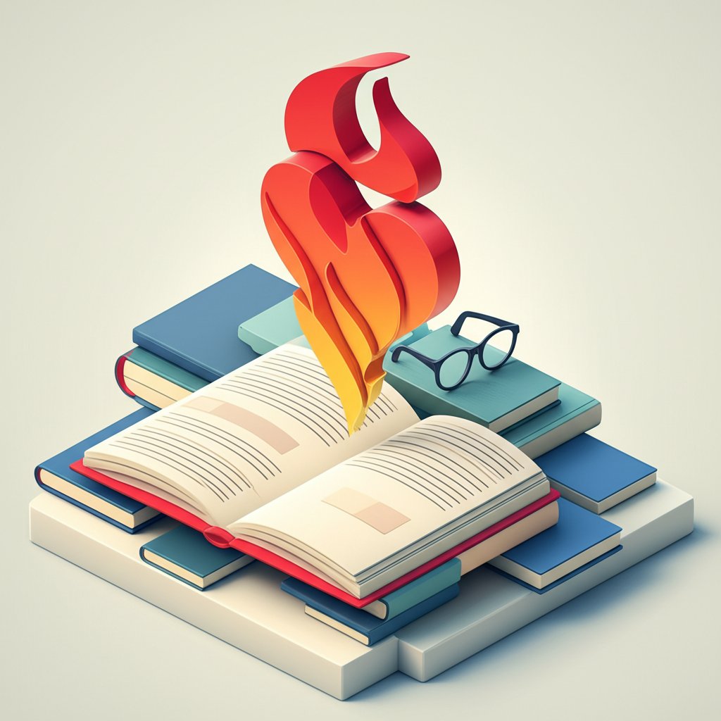 Inspirational quote graphic to reignite your love for books and reading.